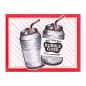 Preview: Spellbinders Stempel & Stanzset "Bubble Over Stamp & Die Set"