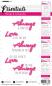 Preview: Studio Light -  Stempel mit Stanze Always Love 