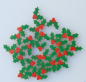 Preview: Simpy Crative Mini Wooden Holly Toppers  - Holzteile
