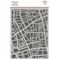 Preview: Simple Stories Simple  Let's Go! Stencil Road Map  - Schablone