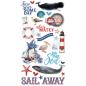 Preview: Simple Stories - Vintage Seas - Chipboard Sticker 
