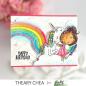 Preview: Picket Fence Studios "Moving Air " Stencil - Schablone