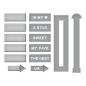 Preview: Spellbinders Dies "Pick Your Greeting Slider Etched" Stanzschablonen
