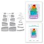 Preview: Spellbinders Dies "Topsy Turvy Cake Etched" Stanzschablonen