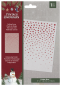 Preview: Crafters Companion -Vintage Snowman Embossing Folder Falling Snow  - Prägefolder