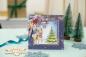 Preview: Crafters Companion -Vintage Snowman Embossing Folder Falling Snow  - Prägefolder