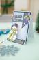 Preview: Crafters Companion -Vintage Snowman Embossing Folder Falling Snow  - Prägefolder