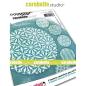 Preview: Carabelle Studio - Art Printing - Textures Coasters Vintage Wallpaper #6 - Druckplatte