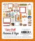 Preview: Echo Park -   Ephemera Frames & Tags - "Fall Fever" - Stanzteile & Anhänger 