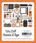 Preview: Echo Park -   Ephemera Frames & Tags - "Spooky" - Stanzteile & Anhänger 