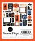 Preview: Carta Bella - Ephemera Frames & Tags - "Hocus Pocus" - Stanzteile & Anhänger 