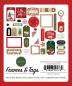Preview: Carta Bella - Ephemera Frames & Tags - "Letters To Santa" - Stanzteile & Anhänger 