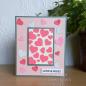 Preview: Creative Expressions - Stencil -  Scattered Hearts  - Schablone