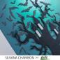 Preview: Picket Fence Studios - Stencil - "Slim Line Cauldron of Bats" - Schablone