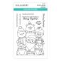 Preview: Spellbinders Stempelset - "Holiday Group Hug" - Silikonstempel