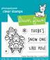 Preview: Lawn Fawn Stempelset "Snow One Like You" Clear Stamp