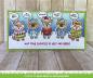 Preview: Lawn Fawn Stempelset "Ugly And Bright" Clear Stamp
