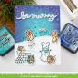 Preview: Lawn Fawn Hot Foil Plate - "Snowflake background " - Heißfolienplatte