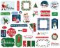 Preview: Carta Bella - Ephemera - "White Christmas" - Stanzteile