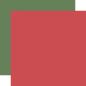 Preview: Echo Park- Coordinating Solids Paper 12x12" - "Santa Claus Lane" - Cardstock