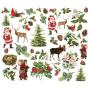 Preview: Simple Stories Die Cuts Cardstock Vintage Christmas Lodge Woodland 