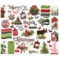 Preview:  Vintage Christmas Lodge   Bits & Pieces -  Stanzteile