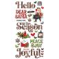 Preview: Simple Stories -  Simple Vintage Christmas Lodge  - Foam Stickers 
