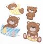 Preview: Creative Craft Lab - Studio Light - Dies - Bear Ted Basics - Stanze 