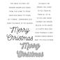 Preview: Spellbinders Stempel & Stanzset "Many Merry Christmas Sentiments"