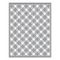 Preview: Spellbinders -Stencil - "Diagonal Buffalo Plaid" - Schablone