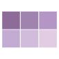 Preview: The Paper Boutique - Colour Card -  Everyday shades of Lilac  - 8x8 Inch - Cardstock