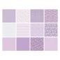 Preview: The Paper Boutique - Decorative Paper - Everyday shades of Lilac - 8x8 Inch - Paper Pad - Designpapier