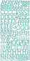 Preview: LDRS-Creative - Puffy Stickers - Alpha - Aufkleber