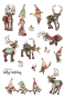Preview: LDRS-Creative - Clear Stamps - Reindeer Games  - Stempel