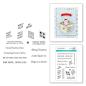 Preview: Spellbinders - Stempelset - "Santa Paws Sentiments" - Silikonstempel