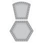 Preview: Spellbinders Box Die "Vintage Handcrafted Hexagon Base and Side Bowl Deep"