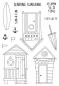 Preview: Janes Doodles "Beach Hut " Clear Stamp - Stempelset
