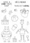 Preview: Janes Doodles " Life's A Beach" Clear Stamp - Stempelset