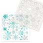 Preview: Polkadoodles  -Stencil - " Beautiful Snowflake  " - Schablone 