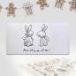 Preview: Polkadoodles  -Stempel - " All is Calm Winter Rabbits  " - Clear Stamp-Set