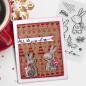Preview: Polkadoodles  -Stempel - " All is Calm Winter Rabbits  " - Clear Stamp-Set
