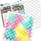 Preview: Polkadoodles  -Stencil - " Square Trellis  " - Schablone 