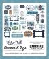 Preview: Echo Park -   Ephemera Frames & Tags - "Snowed In" - Stanzteile & Anhänger 