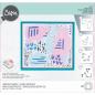 Preview: Sizzix Layered Stencil - Abstract Marks - Schablone