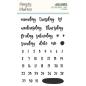 Preview: Simple Stories -  Life Captured Days - Clearstamp - Stempel