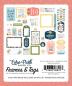 Preview: Echo Park -   Ephemera Frames & Tags - "Day In The Life No. 2" - Stanzteile & Anhänger 