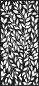 Preview: Creative Expressions - DL Stencil - Slimline Stencil -  Leafy Swirls  - Schablone