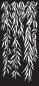 Preview: Creative Expressions - DL Stencil - Slimline Stencil -  Weeping Willow  - Schablone