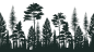 Preview: Creative Expressions - Rubber Stamp -  Evergreen Horizon - Gummistempel