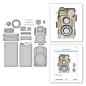 Preview: Spellbinders 3D Die "3D Vignette Twin Lens Camera"